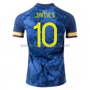Colombia 2020 James Rodriguez 10 Landslagsdrakt Kortermet Borte Fotballdrakter..